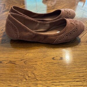 Lucky Brand Women's Tan Leather Flats Size 6